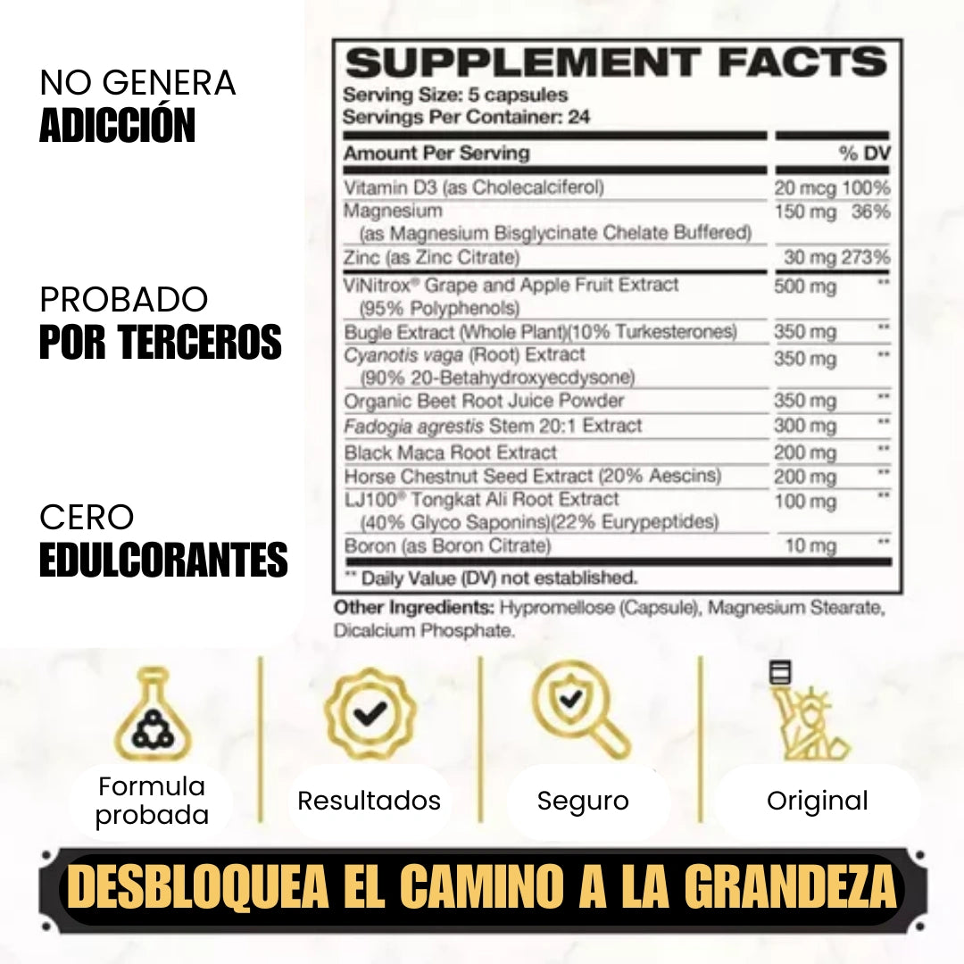 SUPLEMENTO POTENCIADOR - KING MAKER