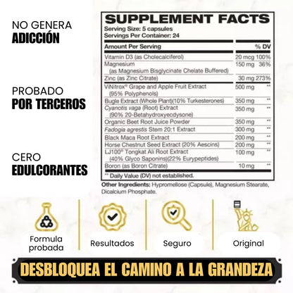 SUPLEMENTO POTENCIADOR - KING MAKER